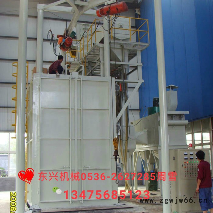 山东潍坊东兴Q378 吊钩抛丸清理机 清理设备图8