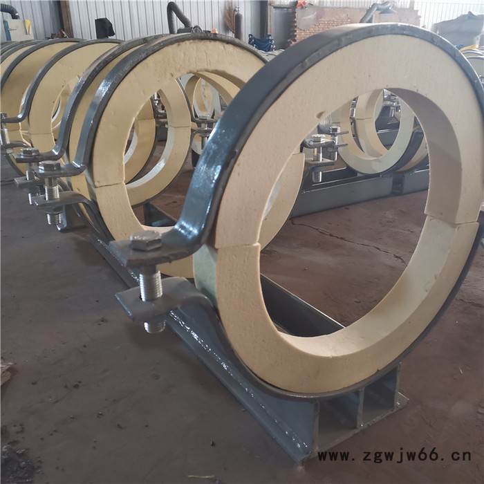 浙江 聚氨酯隔热管托 卡箍型管托  志昂厂家图4