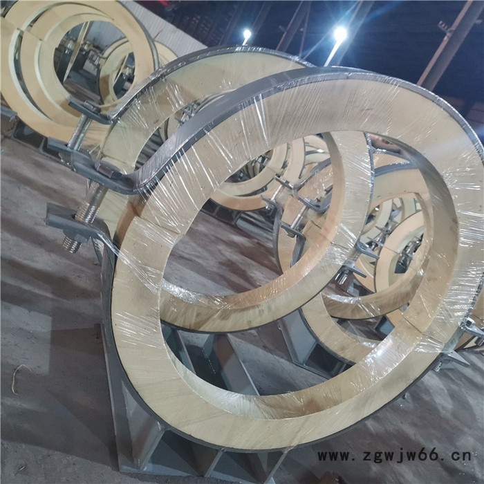 浙江 聚氨酯隔热管托 卡箍型管托  志昂厂家图8