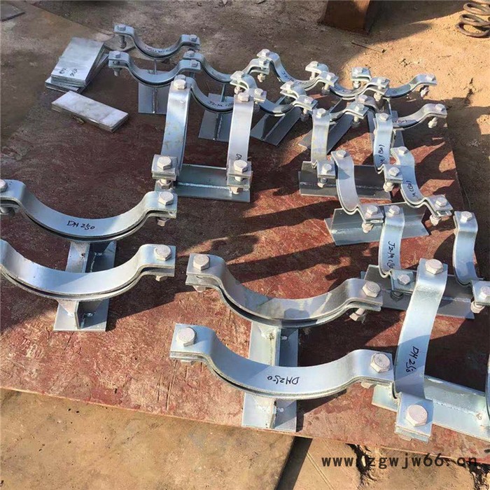 DT-2-150导向管托 电厂管道滑动管托 卡箍型导向管托图4