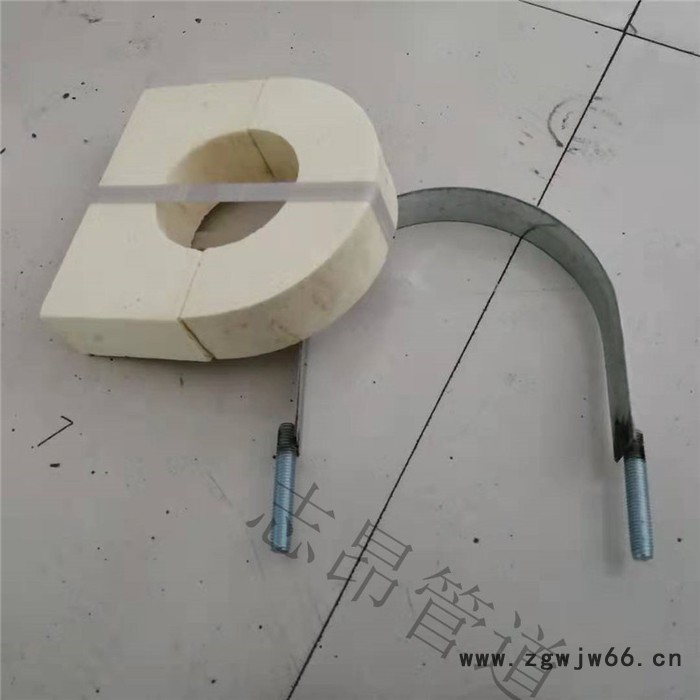 陕西 卡箍型管托 硬质聚氨酯保冷管托  志昂管道图5