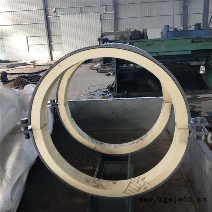 陕西 卡箍型管托 硬质聚氨酯保冷管托  志昂管道图7