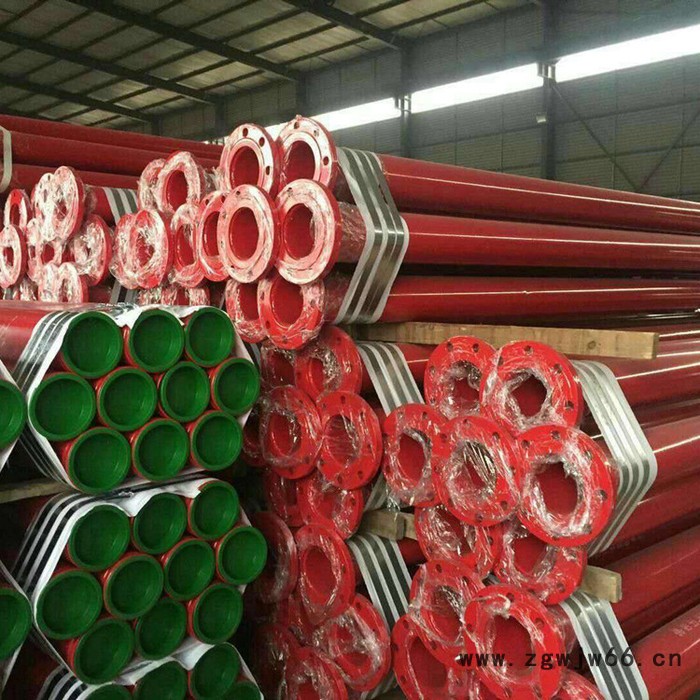 江苏 无缝涂塑钢管  卡箍连接涂塑钢管  皓刚管道厂家图5