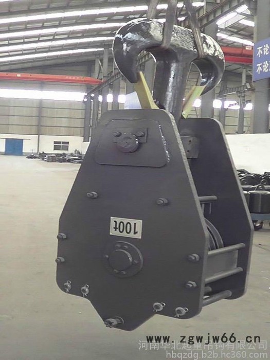 华北吊钩：履带式起重机100t吊钩总成图3