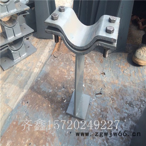 齐鑫直供 ZK-2止推管托 卡箍型止推管托 卡箍型导向管托 导向管托 厂家自产自销图3