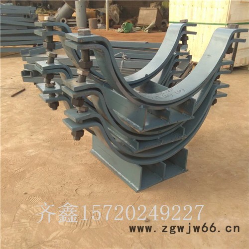 齐鑫直供 ZK-2止推管托 卡箍型止推管托 卡箍型导向管托 导向管托 厂家自产自销图5