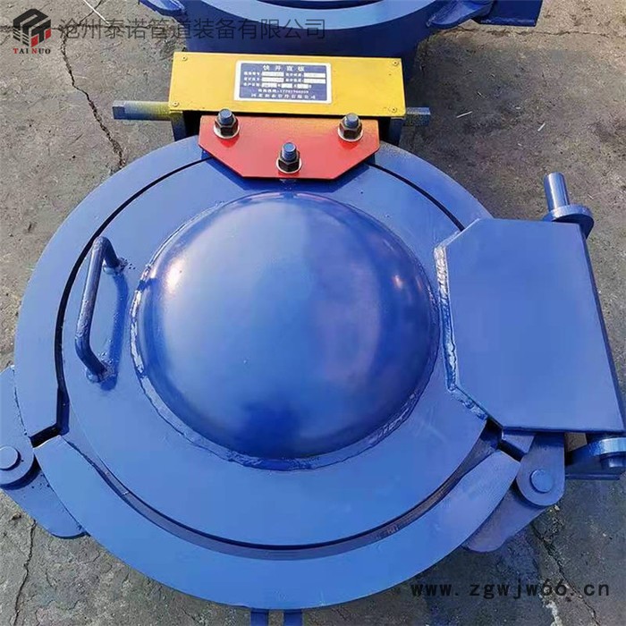 加工定制 DN600卡箍型快开盲板 L245管线钢材质图7