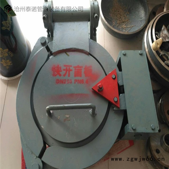 图纸加工 DN350三瓣卡箍式快开盲板 适用化工管道图2