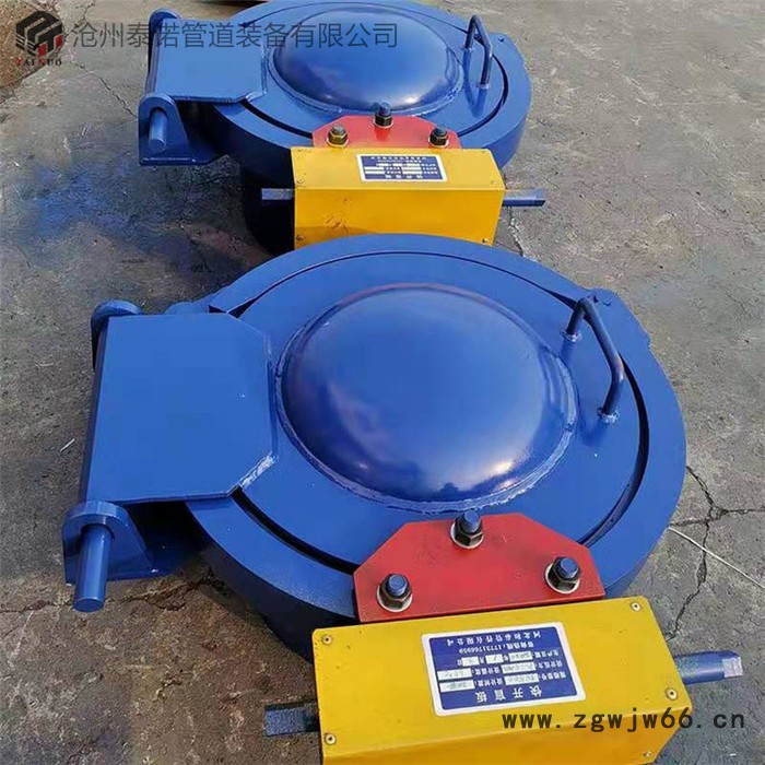 图纸加工 DN350三瓣卡箍式快开盲板 适用化工管道图5