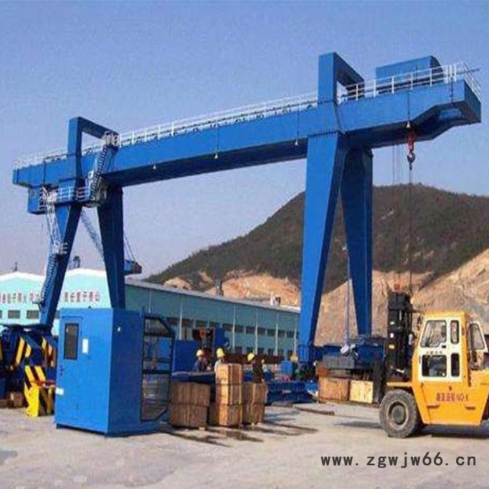 定制 电动双梁吊钩门式起重机 10吨室外露天双主梁龙门吊图5