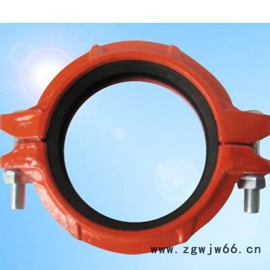 泽田沟槽管件 厂家销售钢性管 质量保证，接头沟槽管件加工 消防管件 卡箍 沟槽卡箍件图5