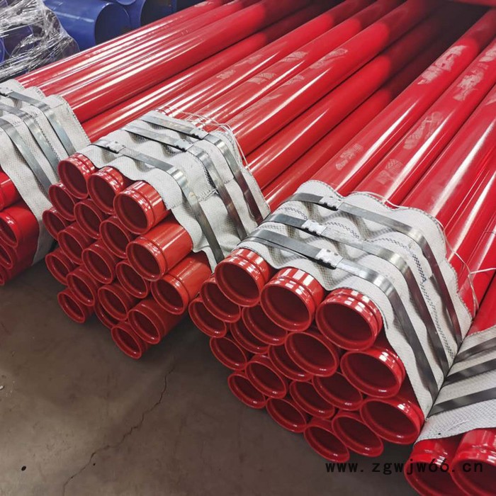 给水内外涂塑复合钢管 消防涂塑 内外环氧涂塑 卡箍连接内外涂塑图7