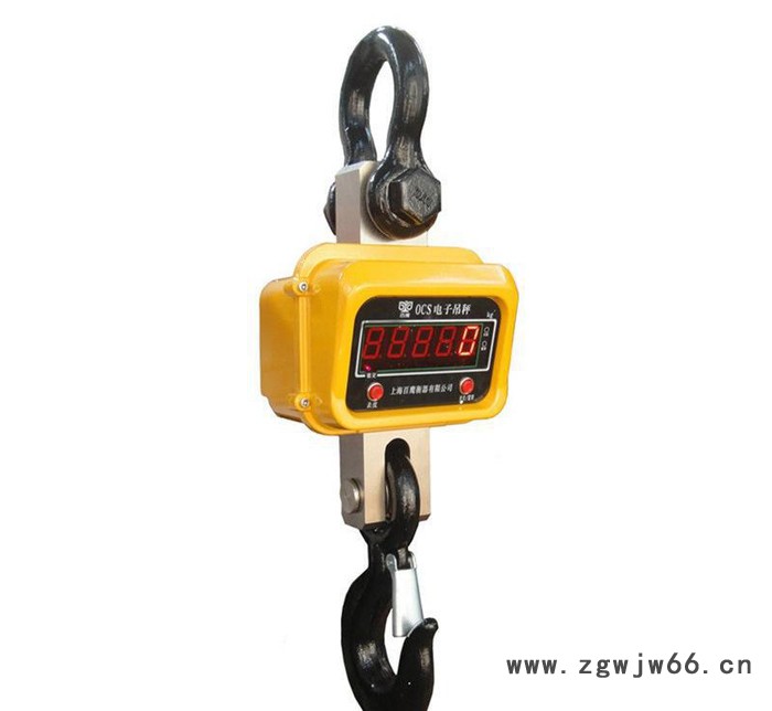上海百鹰吊钩秤直销耐高温无线电子吊钩秤3tT吨吊秤10吨直视行车秤工业电子挂磅重称图3