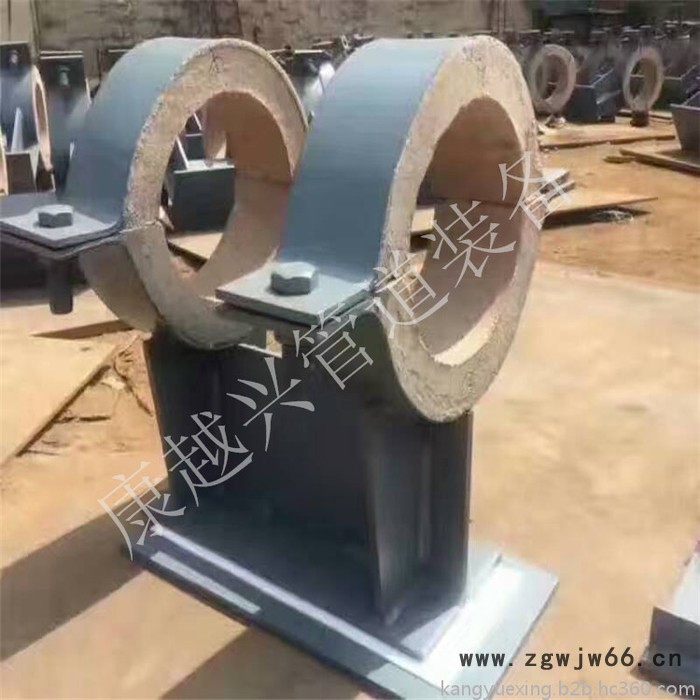 康越兴管道  焊接型滑动管托   隔热保温管托   卡箍型滑动管托   质量保证图3