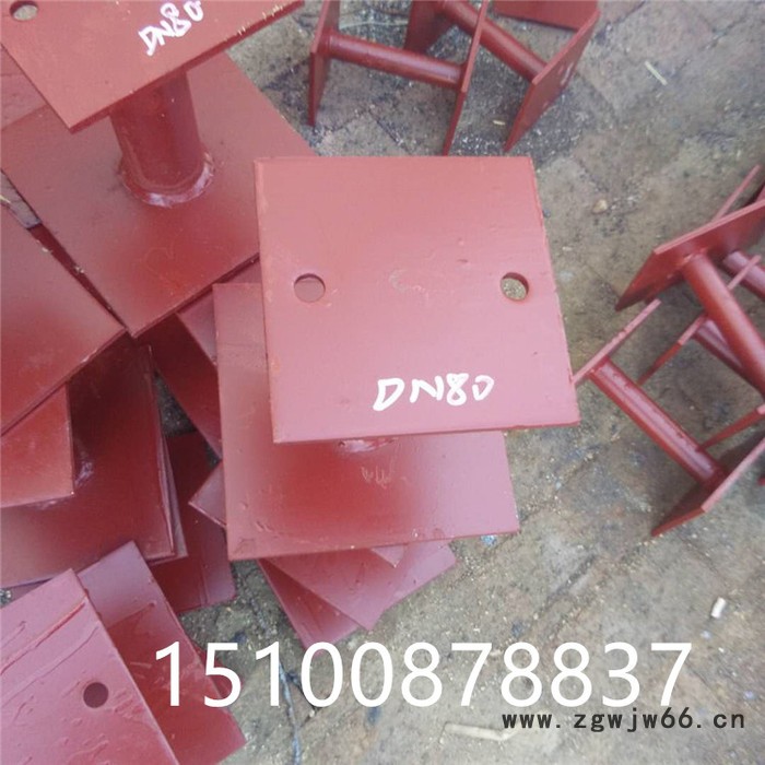 齐鑫DK-1 卡箍型导向管托 导向管托 止推管托 焊接型滑动管托 化工厂配件图4