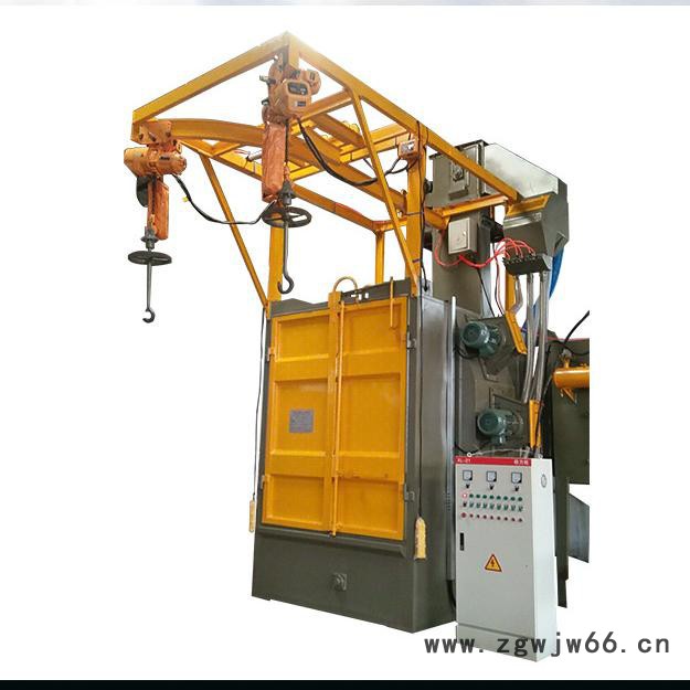 【龙汉铸造** 抛丸清理机Q3710吊钩式抛丸机 除锈抛光设备抛丸机定制图3