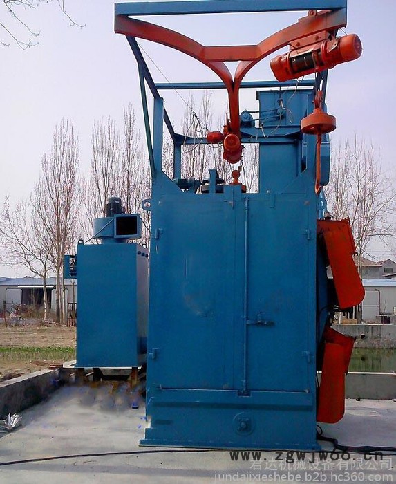 泊头君达生产供吊钩式抛丸清理机 电动葫芦吊钩式抛丸机 可根据需求定制图2