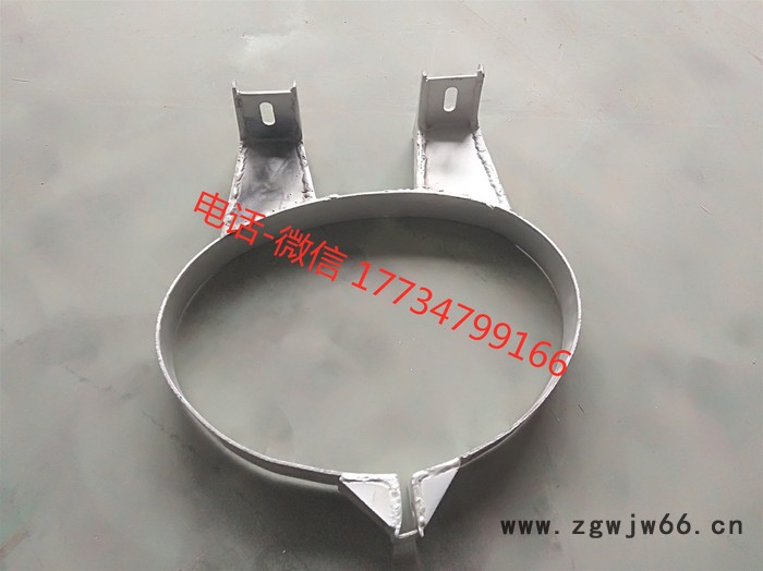 郑州宇通客车配件 1201-01268 消声器卡箍 宇通原厂配件图3