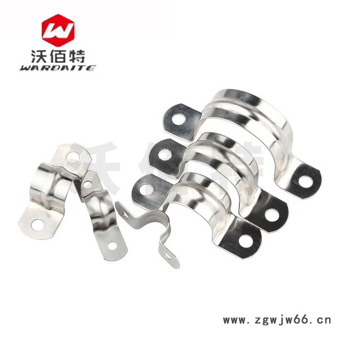 304不锈钢 U型管卡骑马管箍支架管扣喉箍水管夹卡扣U形卡箍抱箍图2