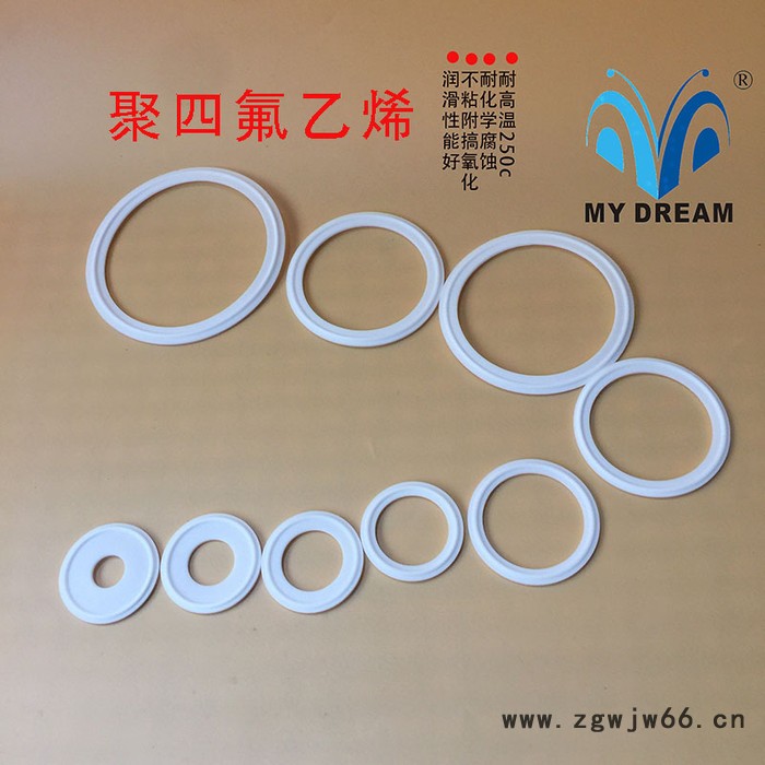 四氟快装垫圈、卫生快接头密封圈、卡箍垫圈图2