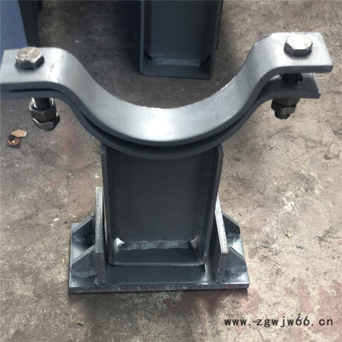 DK-1-400卡箍型导向管托 管夹导向支座厂家 河北齐鑫图2