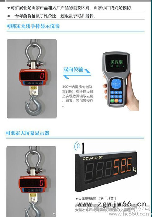 供应淄博蓝箭XZ-JJE淄博蓝箭吊钩秤图3