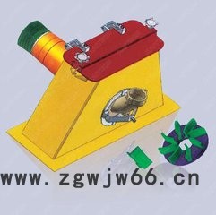 青岛吊钩式抛丸机曲线叶片抛丸器，抛丸机配件**图2