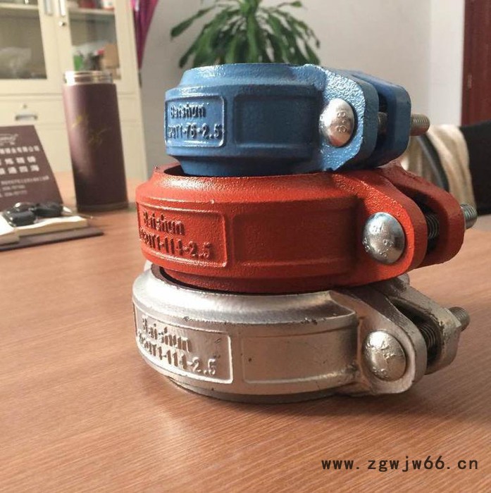 潍坊【百顺铸业】供应 沟槽式管件，消防钢卡，消防管件卡箍，消防沟槽管件，沟槽管件厂家