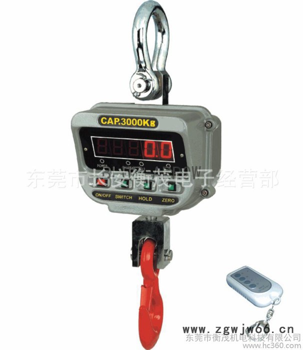 广东电子吊磅 蓝箭电子吊磅5T 电子吊钩秤OCS-XZ-AAE 电子秤图2