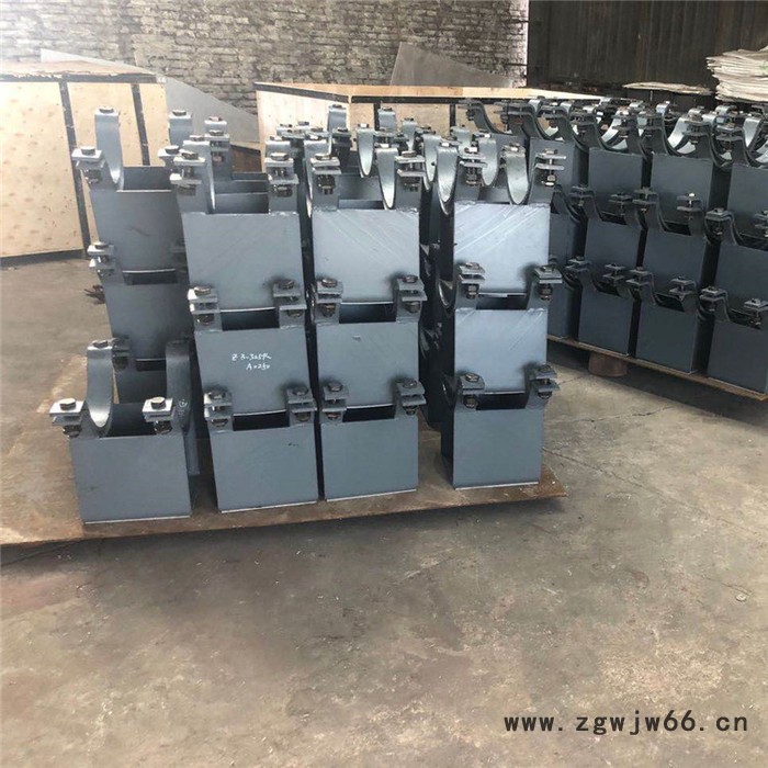 齐鑫供应HK-2-3卡箍型滑动管托 石油化工管道用导向支座图2