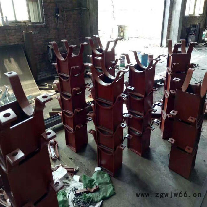 齐鑫供应HK-3型卡箍型滑动管托，滑动支座，发货及时图2