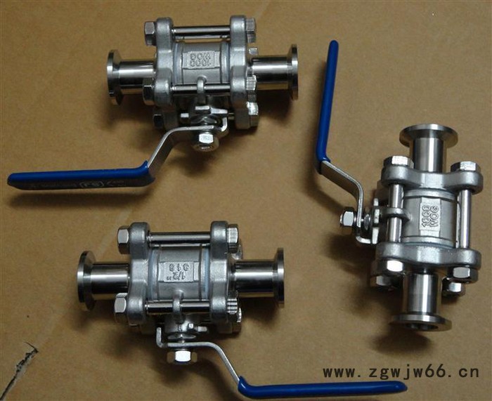 蓝宣直供 Q681F气动快装球阀 卡箍气动球阀图4