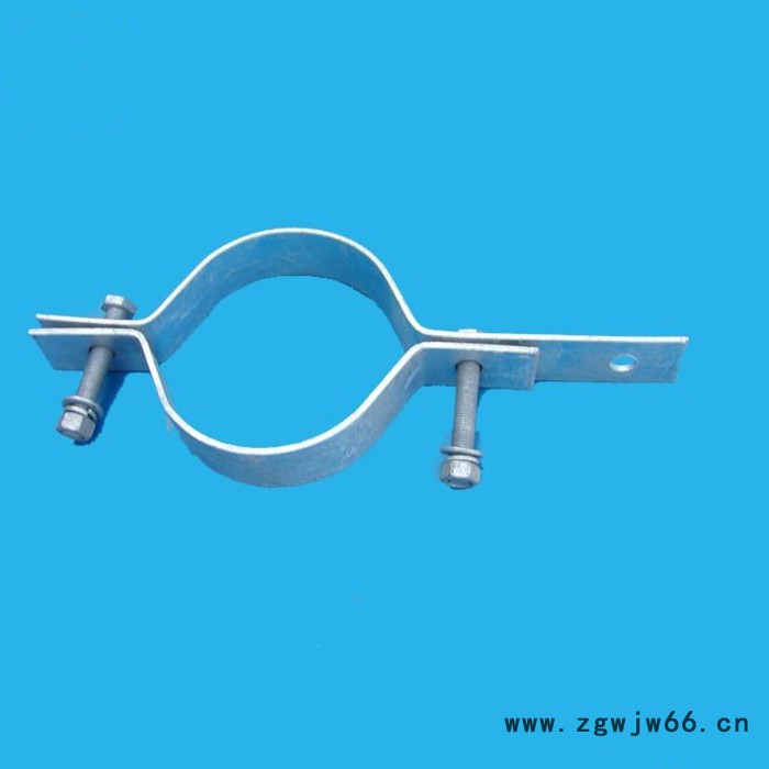 125BG 杆用50*5规格抱箍 热镀锌对合卡箍 山东固联 来图定制紧固件图6