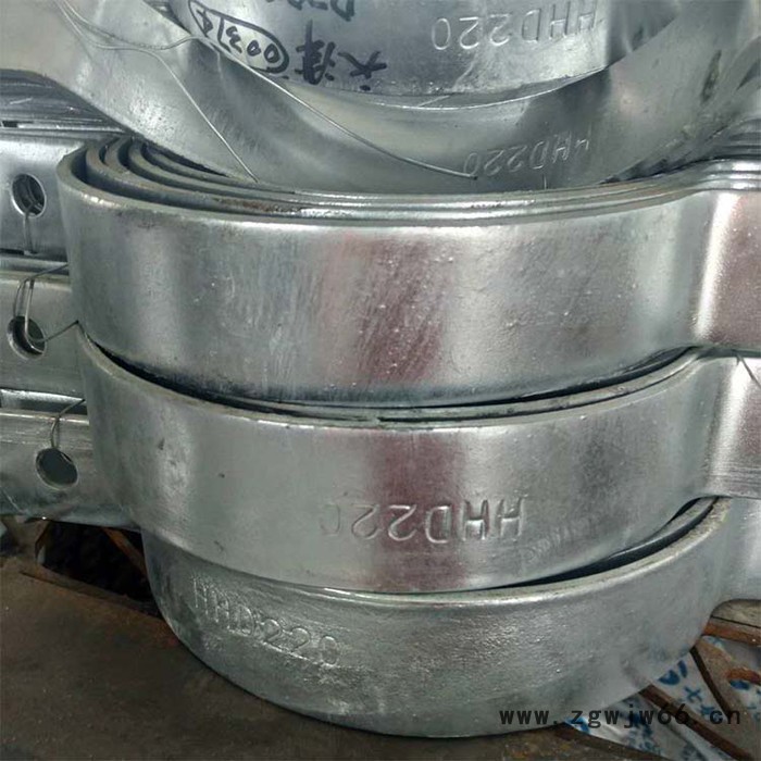 125BG 杆用50*5规格抱箍 热镀锌对合卡箍 山东固联 来图定制紧固件图4