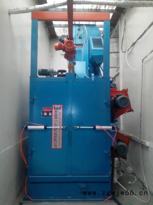 Q378吊钩式抛丸机，抛丸清理机，青岛泽一抛丸机、抛丸机配件厂家图3