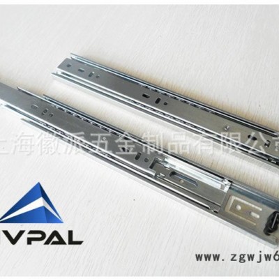 三节滚珠导轨-家具抽屉滑轨
