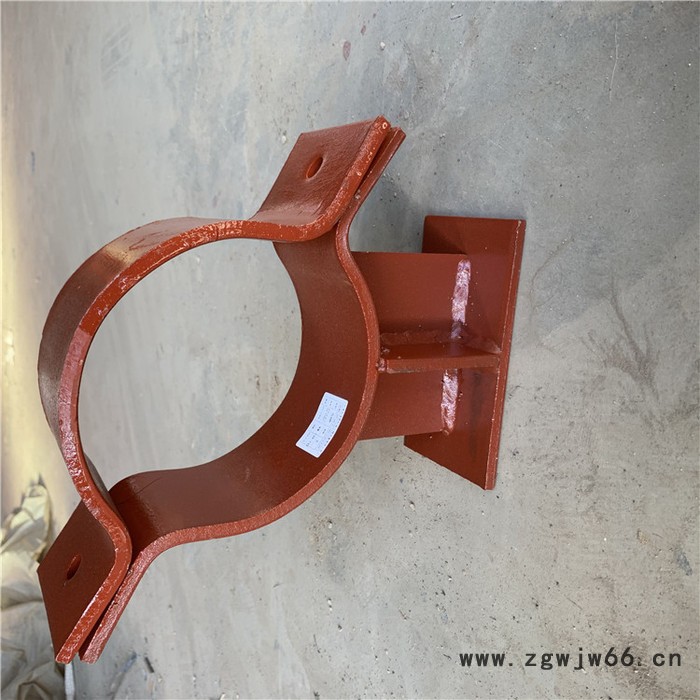 HK-3型卡箍型滑动管托 焊接型滑动管托 管道弹簧支吊架厂家图2