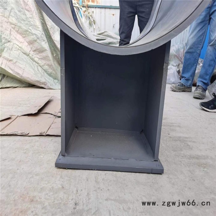 齐鑫石油化工生产卡箍型导向管托DN300止推挡块弯头支托WT-1图5