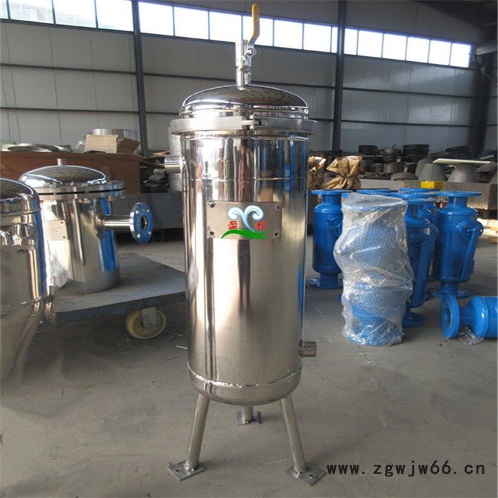 单袋式过滤器呼和浩特 保安过滤器170*450 多袋式卡箍过滤器图4