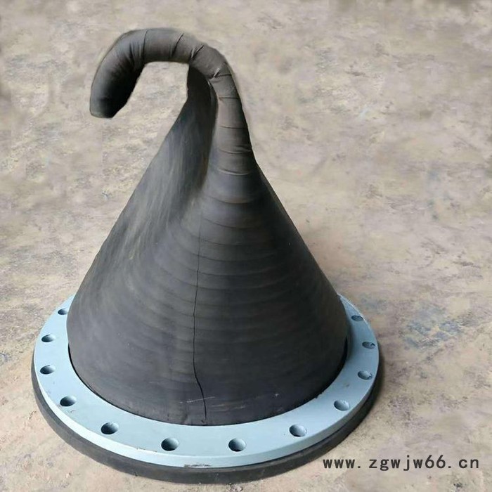 专销卡箍式鸭嘴阀 法兰式鸭嘴阀 背压式柔性止逆阀 河南裕强图2