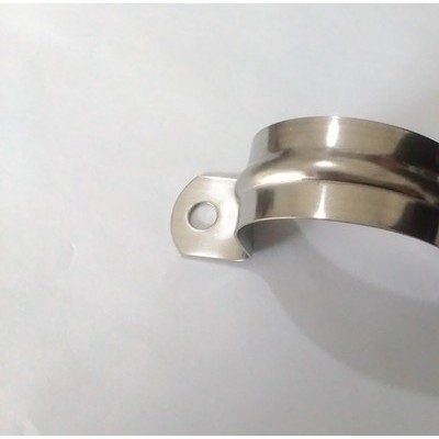 山东Φ14福莱通 U型固定卡  包胶固定卡箍  EPDM橡胶披覆铁镀锌金属管夹