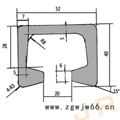吉瑞卡906冷藏车厢肉钩滑道 吊钩轨道 铝合金挂肉跑道 冷库冷藏车挂肉配件 冷藏车滑道图3