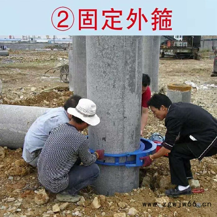 中旺路面切桩机 可升降式路面切桩机  卡箍式切桩设备直销图3