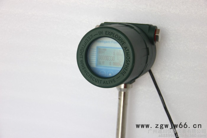 不锈钢涡街流量计dn40_涡街流量计卡箍_插管式涡街流量计图3