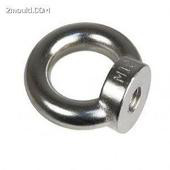 厂家供应不锈钢吊环螺丝 吊环螺母 吊钩 圆环 索具配件图2