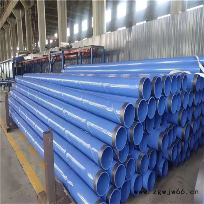 润泰DN300 给排水用涂塑钢管 涂塑钢管厂家 矿用双抗涂塑钢管 卡箍连接涂塑钢管 红色消防涂塑钢管图5