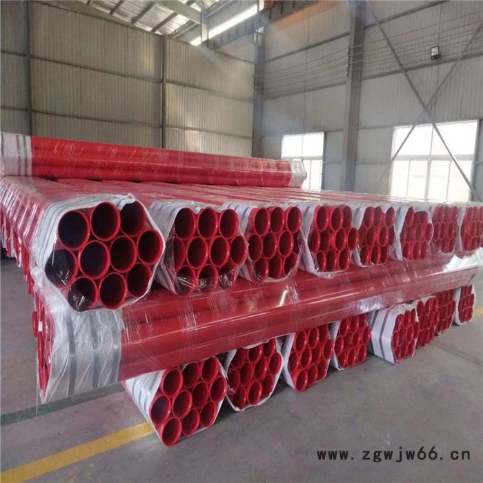 涂塑钢管 涂塑复合钢管 给排水涂塑钢管 卡箍链接 亿金管道 规格齐全图6