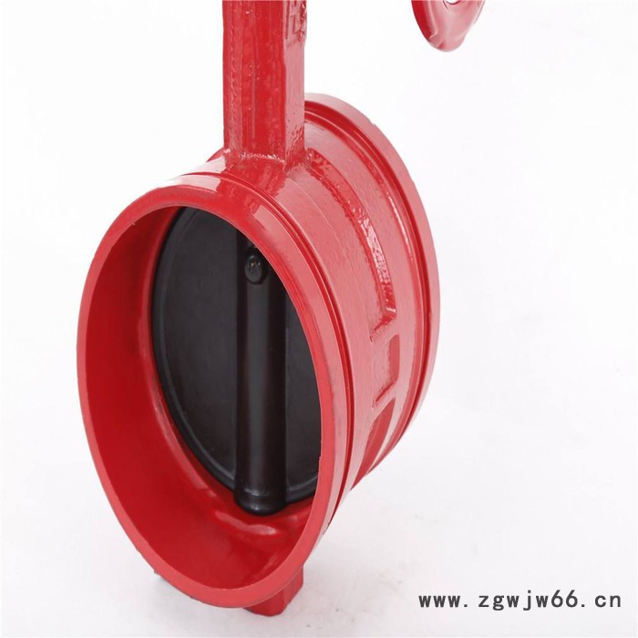 开维喜XD381X-16涡轮消防卡箍蝶阀 涡轮信号沟槽蝶阀门DN25~DN250图2