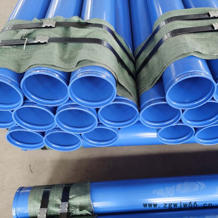 消防管道用涂塑复合钢管 矿用涂塑 环氧树脂粉末涂塑 卡箍连接内外涂塑图3