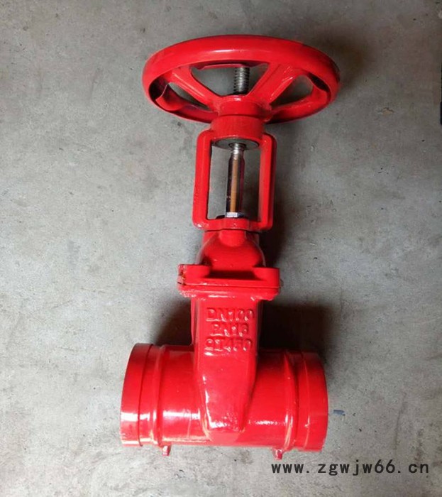 开维喜阀门Z85X沟槽式闸阀 暗杆卡箍闸阀 消防管道闸阀图4
